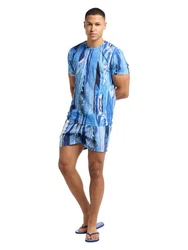 CARLO COLUCCI T-Shirt Egon Blau