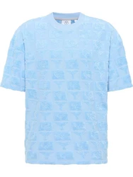 CARLO COLUCCI T-Shirt Ebnicher Blau/Hellblau