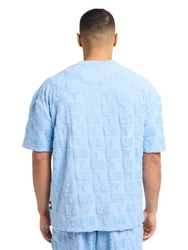 CARLO COLUCCI T-Shirt Ebnicher Blau/Hellblau