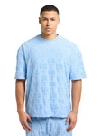 CARLO COLUCCI T-Shirt Ebnicher Blau/Hellblau