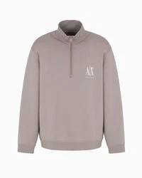 ARMANI EXCHANGE Sweatshirt Hellgrau/Lila/Braun/Grau/Beige