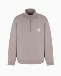 ARMANI EXCHANGE Sweatshirt Hellgrau/Lila/Braun/Grau/Beige