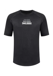 Smilodox T-Shirt Pereira Nachhaltig Schwarz/Gelb/Dunkelgrau