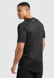 Smilodox T-Shirt Pereira Nachhaltig Schwarz/Gelb/Dunkelgrau