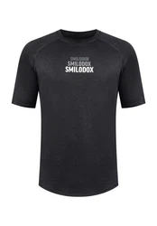 Smilodox T-Shirt Pereira Nachhaltig Schwarz/Gelb/Dunkelgrau