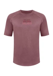 Smilodox T-Shirt Pereira Nachhaltig Dunkelrot/Bordeaux/Lila