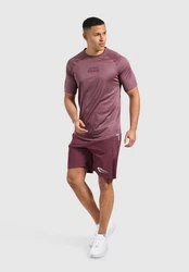 Smilodox T-Shirt Pereira Nachhaltig Dunkelrot/Bordeaux/Lila