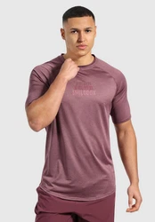 Smilodox T-Shirt Pereira Nachhaltig Dunkelrot/Bordeaux/Lila