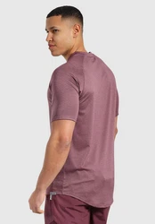Smilodox T-Shirt Pereira Nachhaltig Dunkelrot/Bordeaux/Lila