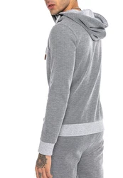 RedBridge Hoodie mit hohem Kragen und Reißverschlusstaschen Grau/Hellgrau