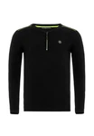 RedBridge Langarmshirt Sportlicher Look Schwarz/Grün/Neonfarben