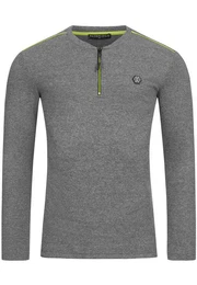 Langarmshirt mit Reiverschluss Sportlicher Look mit figurbetonter Passform