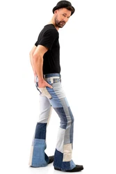 Comycom Schlagjeans STAR BIRDY Creme/Grau/Weiß/Blau/Rot/Schwarz