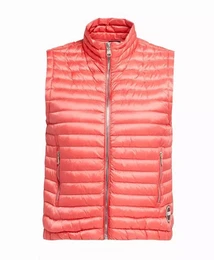 Daunenweste Weste. Originals 2143 Damen Westen Jacke, PUNKY/ Rosa Mit Stehkragen, Mit Elastischen Saumabschluss
