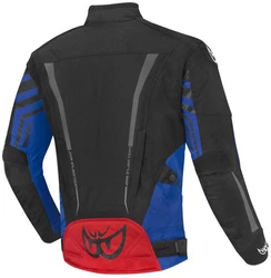 Berik Motorradjacke Nardo Evo Hellblau/Blau/Rot/Grau