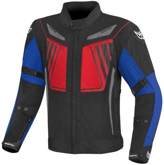 Berik Motorradjacke Nardo Evo Hellblau/Blau/Rot/Grau