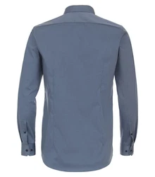 VENTI Hemd unifarben Blau/Dunkelblau/Grau