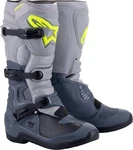 Alpinestars Tech 3 Motocross Stiefel Grün/Grau