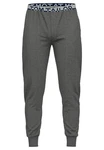 TOM TAILOR Pyjamahose mit Logo-Bund Dunkelgrau/Hellgrau/Grau/Khaki