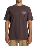 Billabong T-Shirt Rotor Dunkelbraun/Grau/Khaki/Lila/Braun/Dunkelrot