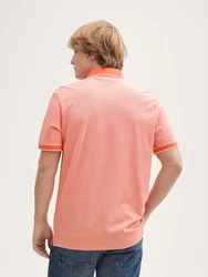 TOM TAILOR Denim Piqu Poloshirt Orange