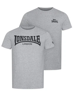 Lonsdale T-Shirt PIDDINGHOE Dunkelgrau/Grau