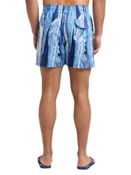 CARLO COLUCCI Shorts Ehart Blau/Gelb/Hellblau