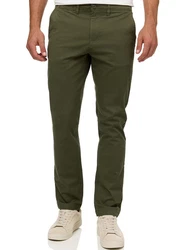 Kronstadt Chinohose KSDaniel Khaki/Dunkelgrün