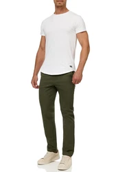 Kronstadt Chinohose KSDaniel Khaki/Dunkelgrün