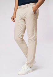 Roy Robson Chinohose Klassischer Slim Fit Khaki/Beige