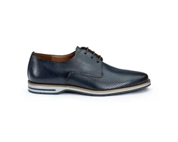 Lloyd Halbschuhe DEMOND Schnürschuh Dunkelblau/Hellblau