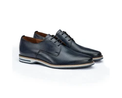 Lloyd Halbschuhe DEMOND Schnürschuh Dunkelblau/Hellblau