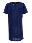 Lucky Nachthemd Kurzarm Dunkelblau/Blau