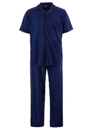 Schlafanzug Pyjama Set Kurzarm - Circles