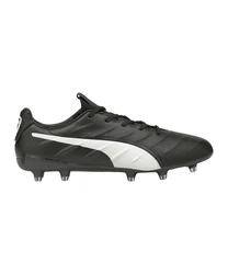 PUMA KING Platinum 21 Instinct FG/AG Fußballschuh Grau/Schwarz/Beige/Dunkelgrau/Gelb