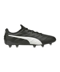 PUMA KING Platinum 21 Instinct FG/AG Fußballschuh Grau/Schwarz/Beige/Dunkelgrau/Gelb