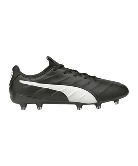 PUMA KING Platinum 21 Instinct FG/AG Fußballschuh Grau/Schwarz/Beige/Dunkelgrau/Gelb