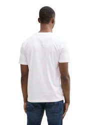TOM TAILOR DENIM T-Shirt Weiß/Creme
