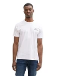 TOM TAILOR DENIM T-Shirt Weiß/Creme