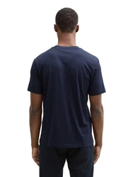 TOM TAILOR DENIM T-Shirt Dunkelblau/Lila