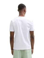 TOM TAILOR DENIM T-Shirt Weiß/Creme