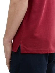 TOM TAILOR Poloshirt Dunkelblau/Rot/Dunkelrot