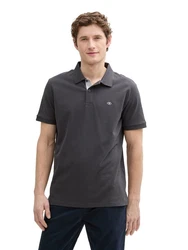 TOM TAILOR Poloshirt Grau/Hellblau/Blau/Dunkelblau