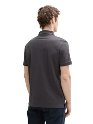 TOM TAILOR Poloshirt Grau/Hellblau/Blau/Dunkelblau