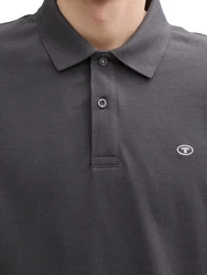 TOM TAILOR Poloshirt Grau/Hellblau/Blau/Dunkelblau
