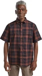 Jack Wolfskin Kurzarmhemd Great Plains Shirt Rot/Orange/Braun