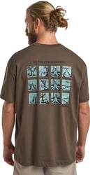 Jack Wolfskin T-Shirt TRAILBLAZER Khaki/Braun/Dunkelgrün