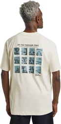 Jack Wolfskin T-Shirt TRAILBLAZER Khaki/Beige/Weiß