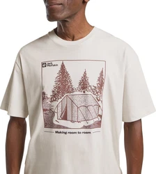 Jack Wolfskin T-Shirt FREEROAMER Khaki/Beige/Braun