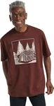 Jack Wolfskin T-Shirt FREEROAMER Braun/Dunkelrot/Bordeaux